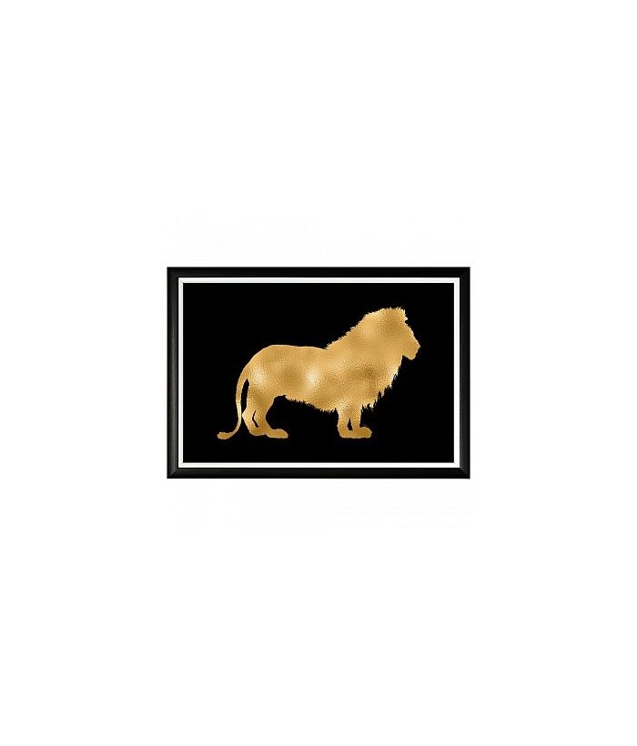 Арт-постер «Золотой лев»