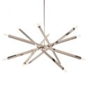 Серебряная люстра “Пэрис”
