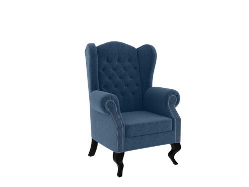 Кресло Альбарон Е34 синее