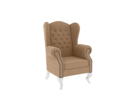 Кресло Альбарон Е06 коричневое светлое