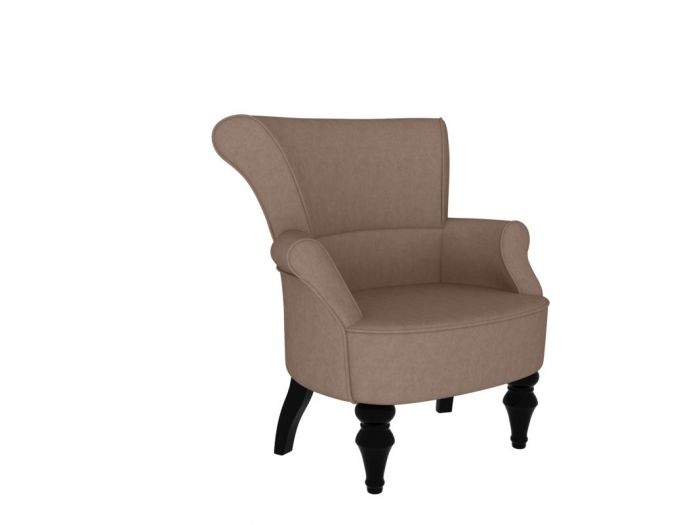 Кресло Эгмонт Е06 коричневое светлое