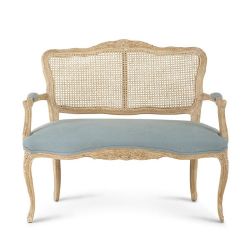 Софа двухместная Винтаж (Голубой)