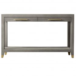 Консоль "Мередит" с шагреневой кожей.