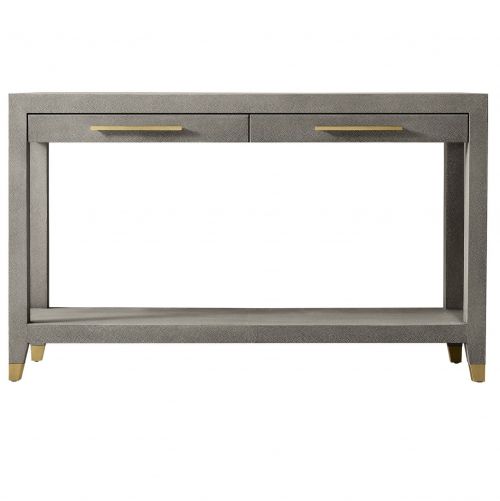 Консоль "Мередит" с шагреневой кожей.