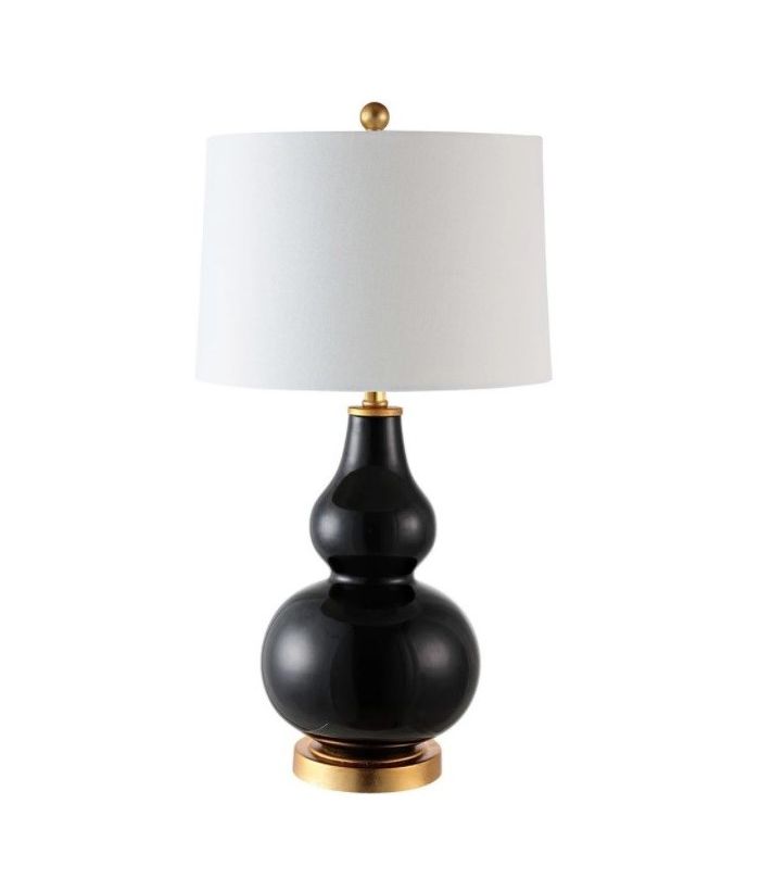 Настольная лампа "Мерсер" Черная
