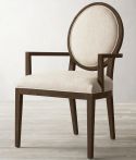 Коричневый стул с подлокотниками “Бенуа”