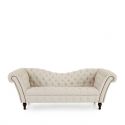 Бежевый трёхместный диван “Рекамье”
