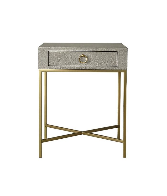 Прикроватная тумба "Далтон" Серая