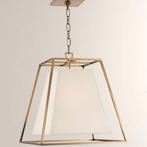 Трапециевидная люстра "Пегги" Латунь