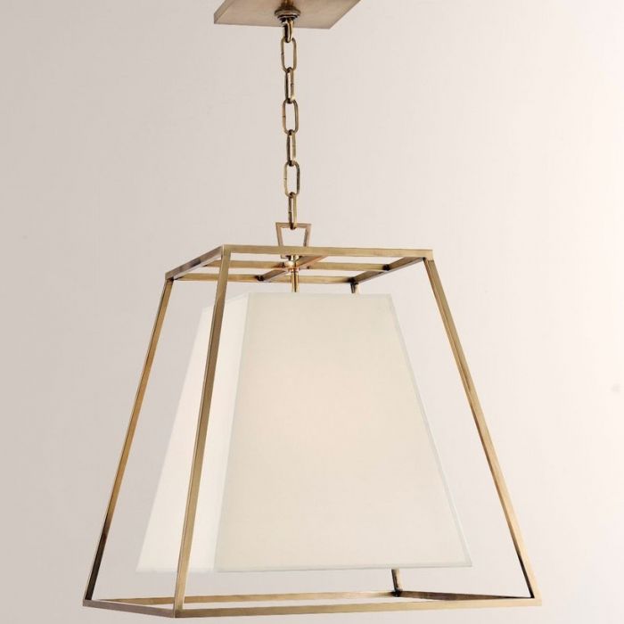 Трапециевидная люстра "Пегги" Латунь