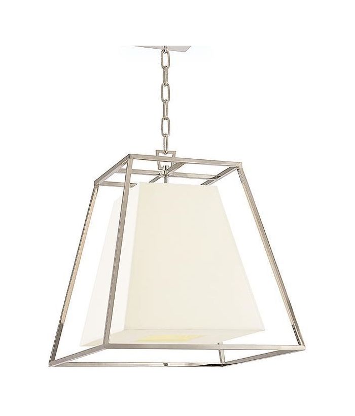 Трапециевидная люстра "Пегги" Никель