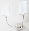 Серебряный двойной бра “Сона”