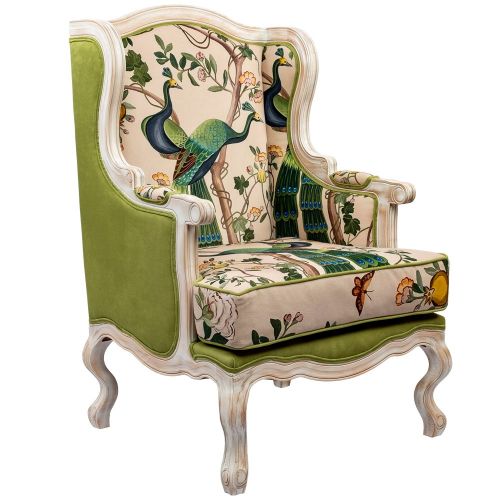 Кресло «Индокитайский зелёный павлин»