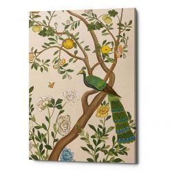 Картина «Индокитайский зеленый павлин», версия 2 (холст, галерейная натяжка)