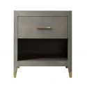 Серая прикроватная тумба “Олаф”