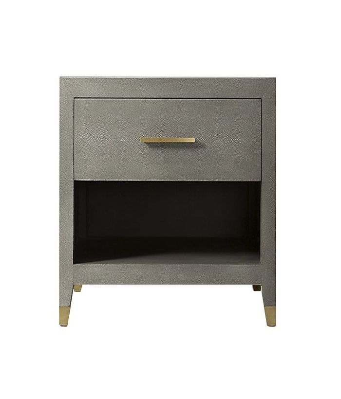 Прикроватная тумба "Олаф" Серая