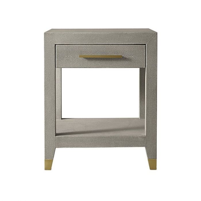 Прикроватная тумба "Кларенс" Серая