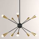 Чёрно-золотая люстра “Джейкоб”
