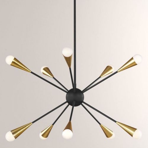 Люстра "Джейкоб" Черный  / латунь