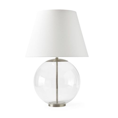 Настольная лампа "Клейтон" Никель