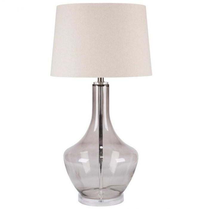 Настольная лампа "Монток" Серая