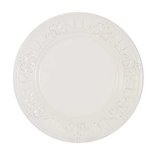 Тарелка закусочная Venice белая, 23 см