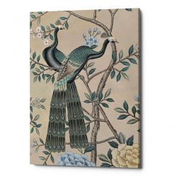 Картина «Императорский павлин», версия 3 (холст, галерейная натяжка)