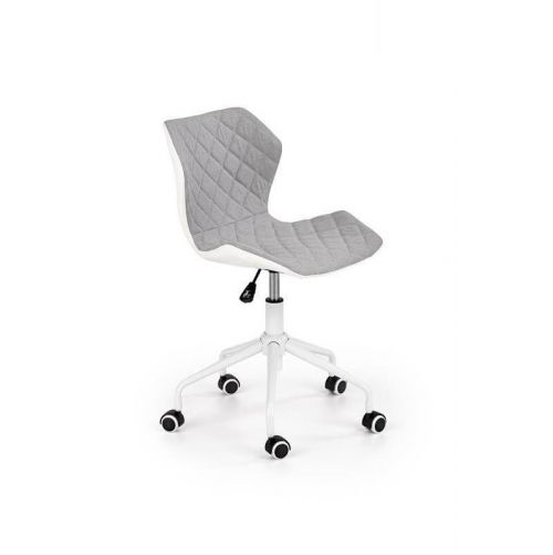 Кресло компьютерное Halmar MATRIX 3 (серо-белый)