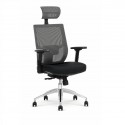 Кресло компьютерное Halmar ADMIRAL (черный/серый)