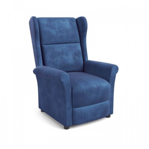 Кресло раскладное Halmar AGUSTIN 2 (темно-синий)