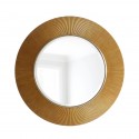 Круглое зеркало в золотой раме “Арно”