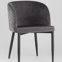 Стул Оскар велюр серый