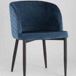 Стул Оскар велюр сине-зеленый