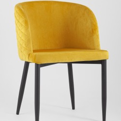 Стул Оскар велюр оранжевый