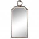 Серебряное настенное зеркало “Пьемонт”