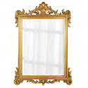 Золотое настенное зеркало “Марсель”