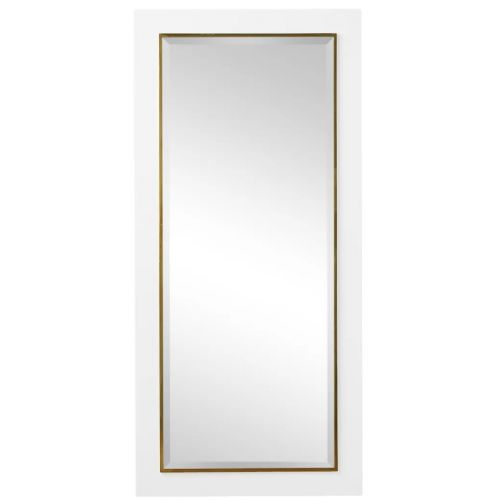 Напольное зеркало "Пуатье" Белое