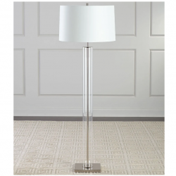 Серебряная напольная лампа "Томас"