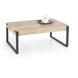 Стол журнальный Halmar CAPRI (дуб сан ремо/черный)