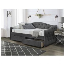 Кровать Halmar ALOHA (серый) 90/200