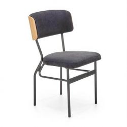 Стул кухонный Halmar SMART (дуб натуральный/черный)