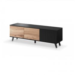 Тумба под телевизор Halmar RANDOM RTV-1 (дуб вотан/черный)