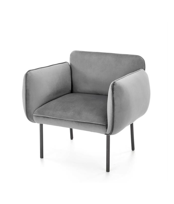 Кресло Halmar BRASIL (серый/черный)