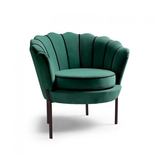 Кресло Halmar ANGELO (темно-зеленый/черный)