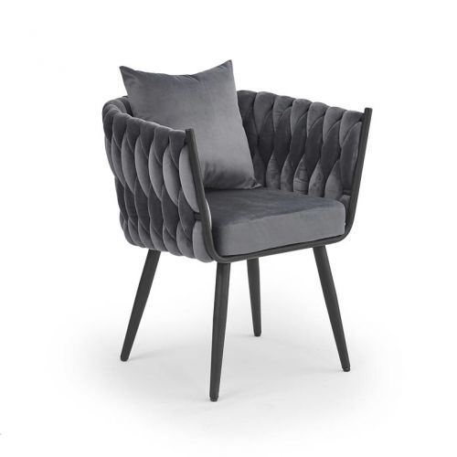 Кресло Halmar AVATAR 2 (серый/черный)