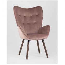 Стул Гранд велюр розовый