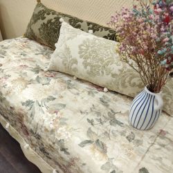 Накидка на кровать, саше Фелис белая