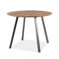 Стол обеденный Signal OAKLAND (орех/черный)