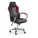 Кресло компьютерное Halmar SCROLL (черный/красный/серый)