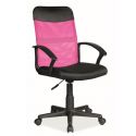 Кресло компьютерное SIGNAL Q-702 (розовый/черный)